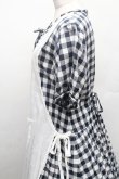 画像4: PINK HOUSE / エプロン付きブロードギンガムワンピース F 紺 S-26-02-26-032-LO-OP-SZ-ZS (4)