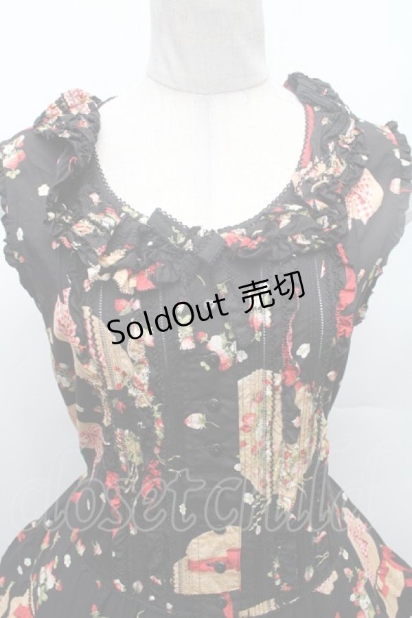 画像3: PINK HOUSE / ストロベリーハットワンピース  黒 S-26-02-26-035-LO-OP-AS-ZS (3)