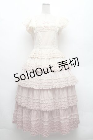 画像: PINK HOUSE / ローンティアードワンピース  ピンク S-26-02-26-007-LO-OP-SA-ZS