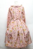 画像2: PINK HOUSE / ピンクハウスパーラープリントミディワンピース  ピンク S-26-02-26-017-LO-OP-SZ-ZS (2)