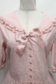 画像3: PINK HOUSE / セーラーカラーギンガムチェックミディワンピース  ピンク S-26-02-26-019-LO-OP-AS-ZS (3)