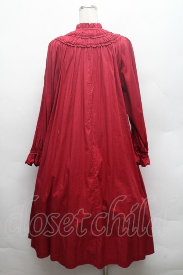 画像2: PINK HOUSE / ヨークカラーミディワンピース  赤 S-26-02-26-023-LO-OP-SA-ZS (2)