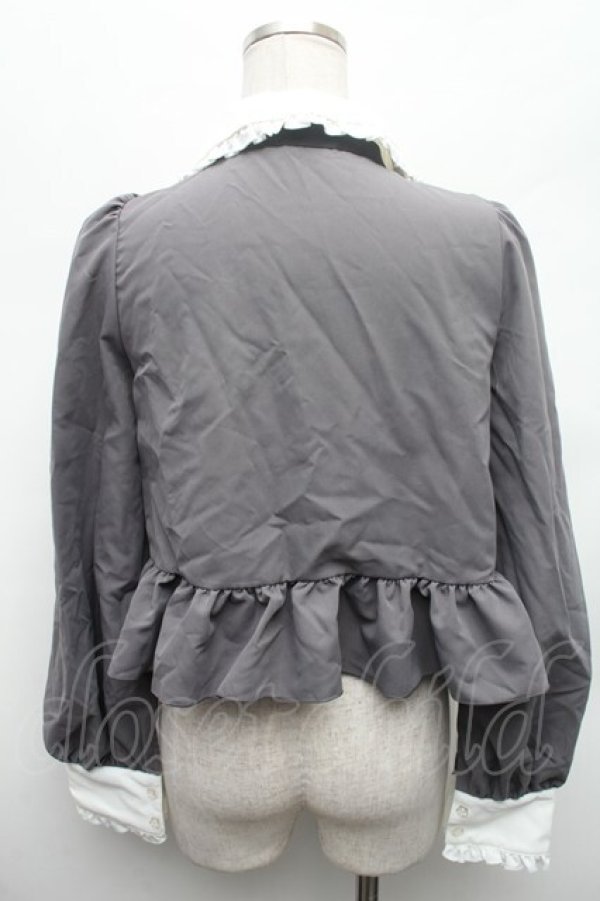 画像2: Cherirulu Chocola / MYリボンマルエリブラウス M グレー S-26-02-28-033-LO-BL-AS-ZS (2)