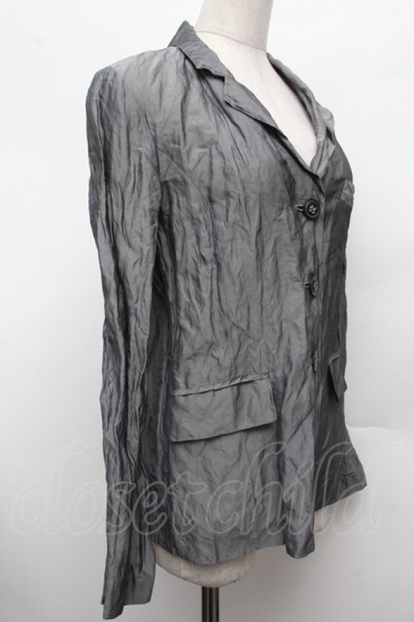 画像3: Jane Marple Dans Le Salon / シワ加工ジャケット  グレー S-26-02-28-034-JM-JA-AS-ZS (3)