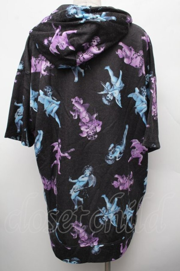 画像2: TRAVAS TOKYO / Mad cherubim H/S プルパーカー  黒 S-26-02-28-037-PU-JA-HR-ZS (2)