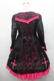 画像2: PUNK / レースワンピース  黒ｘピンク S-26-02-28-041-PU-OP-AS-ZS (2)