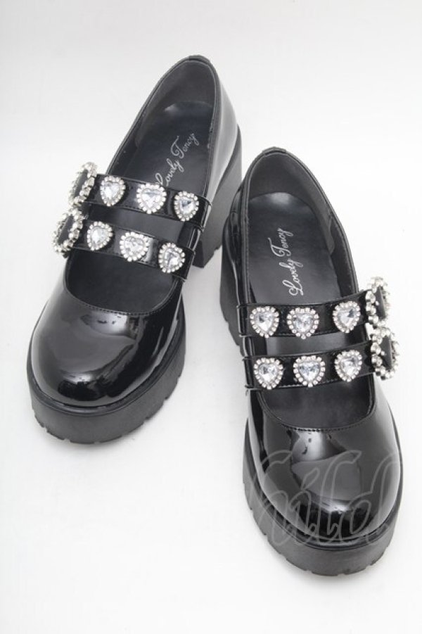 画像1: Lovely Tency / 眞白ありす/TT*MAベルトシューズ LL 黒 S-26-02-28-005-LO-SH-TE-ZS (1)