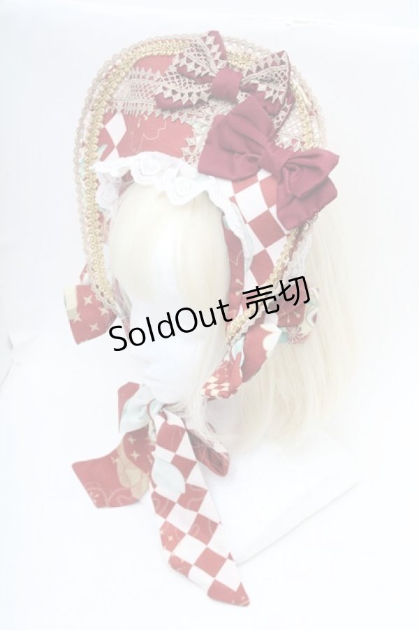 画像7: NyanNyan Star / 和柄ｘ洋梨ジャンパースカートセット  ワイン S-26-02-28-048-LO-OP-HR-ZS (7)