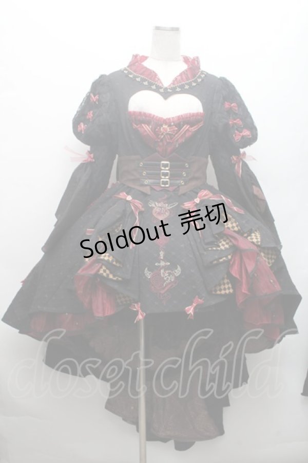 画像1: Fantastic Wind / 紅の女王 ワンピースセット  レッド S-26-02-28-049-0-OP-HR-ZS (1)