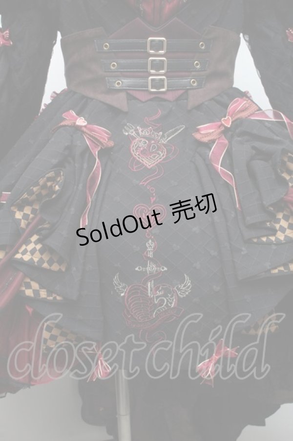 画像6: Fantastic Wind / 紅の女王 ワンピースセット  レッド S-26-02-28-049-0-OP-HR-ZS (6)