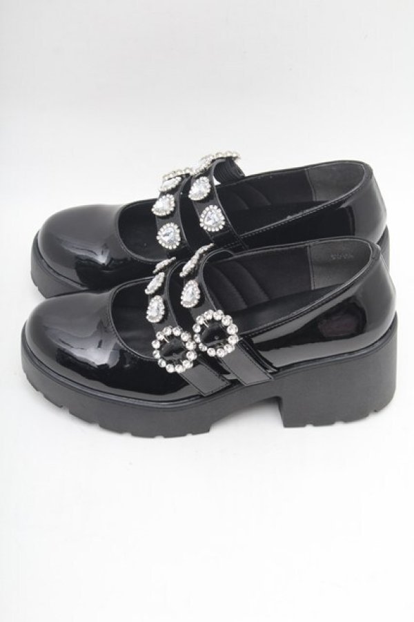 画像2: Lovely Tency / 眞白ありす/TT*MAベルトシューズ LL 黒 S-26-02-28-005-LO-SH-TE-ZS (2)