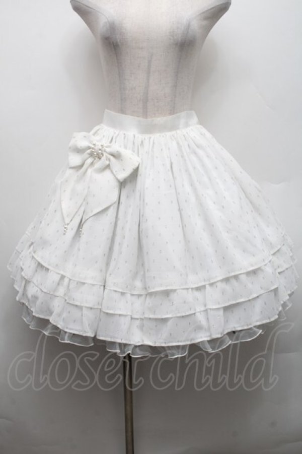 画像1: Angelic Pretty / Moon Dropスカート  白 S-26-02-28-052-AP-SK-HR-ZS (1)