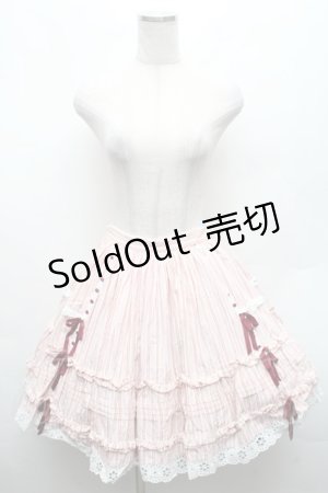 画像: Angelic Pretty / Sレジメンスカート  ピンク S-26-02-28-053-AP-SK-AS-ZS