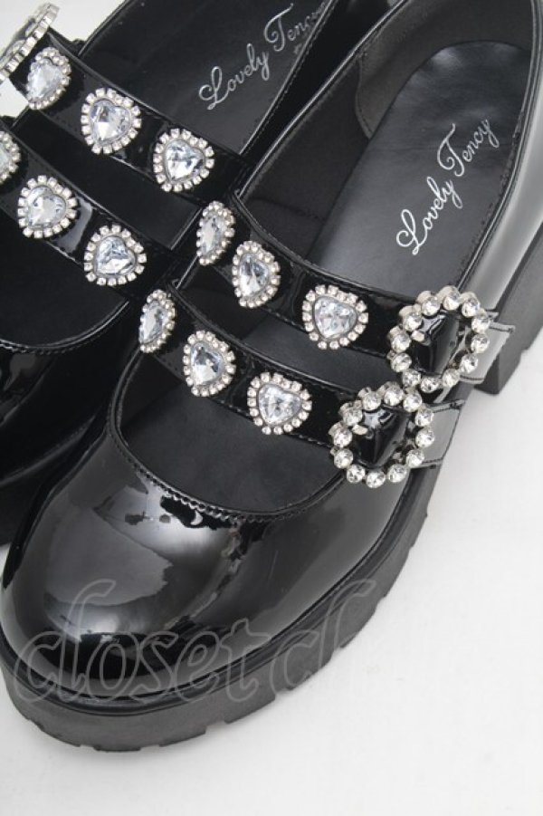 画像4: Lovely Tency / 眞白ありす/TT*MAベルトシューズ LL 黒 S-26-02-28-005-LO-SH-TE-ZS (4)