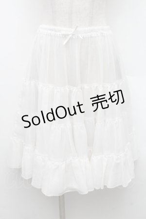 画像: Emily Temple cute / パニエ  白 S-26-02-28-060-ET-SK-AS-ZS