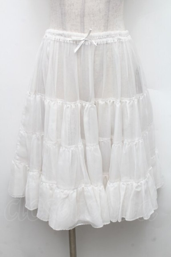 画像1: Emily Temple cute / パニエ  白 S-26-02-28-060-ET-SK-AS-ZS (1)