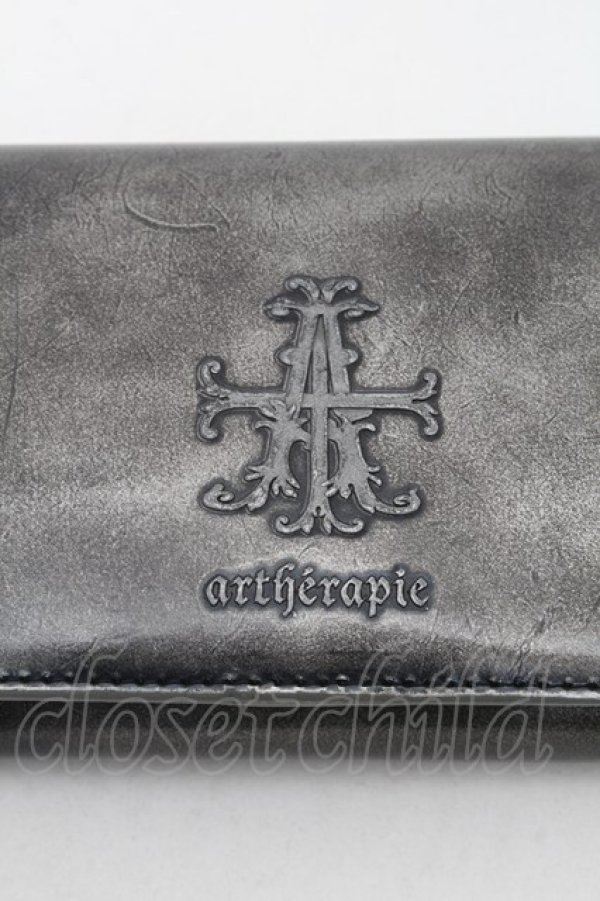 画像3: artherapie / Aクロスラスター長財布  グレー S-26-02-28-001-GO-ZA-AS-ZS (3)