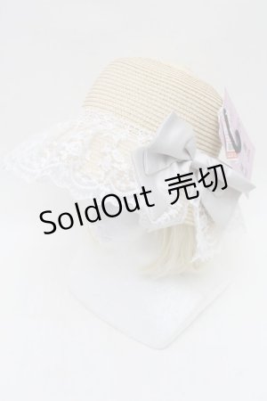 画像: Lovely Tency / 眞白ありす/ストローハット  中薄橙 S-26-02-28-009-LO-AC-TE-ZS