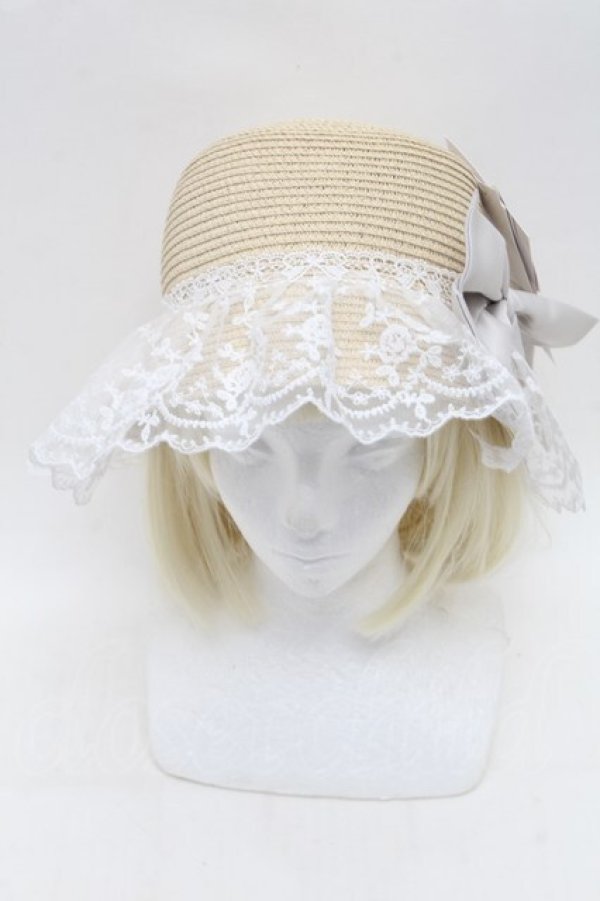 画像2: Lovely Tency / 眞白ありす/ストローハット  中薄橙 S-26-02-28-009-LO-AC-TE-ZS (2)