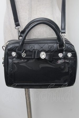 画像: Alice Mashiro / 眞白ありす/推し活ショルダーバッグ  黒 S-26-02-28-016-LO-BG-TE-ZS