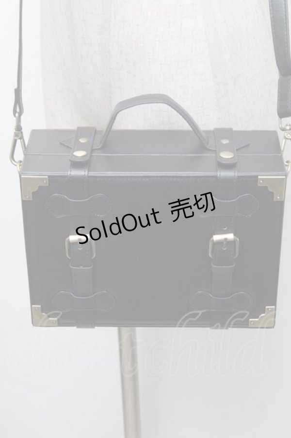 画像1: Kurumi Collaboration / グレイスフル ミニトランク  黒 S-26-02-28-018-LO-BG-TE-ZS (1)