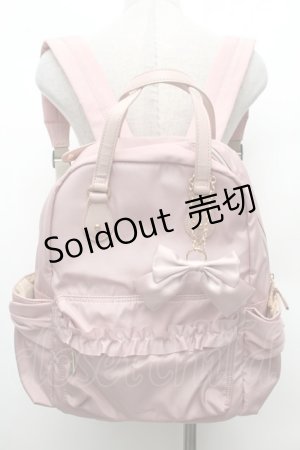 画像: m petit by misako / AMリボンチャームツキリュック  ピンク S-26-02-28-019-LO-BG-TE-ZS