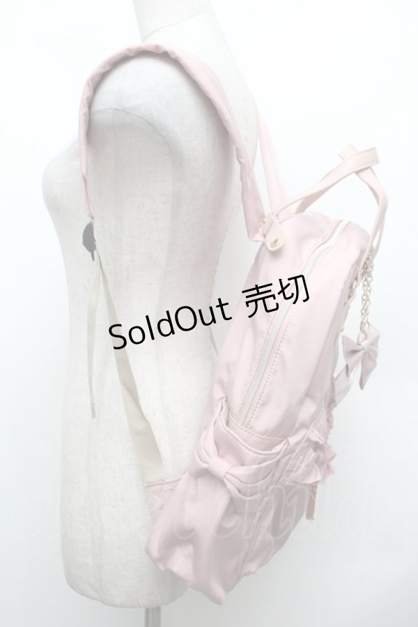 画像2: m petit by misako / AMリボンチャームツキリュック  ピンク S-26-02-28-019-LO-BG-TE-ZS (2)