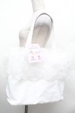 画像1: Lovely Tency / 眞白ありすコラボ/TT*MA*フリルトートBAG  淡白 S-26-02-28-020-LO-BG-TE-ZS (1)