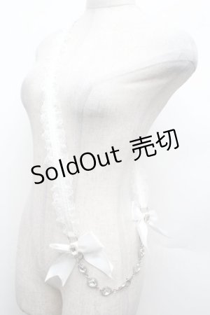 画像: Lovely Tency / 眞白ありすコラボ/ショルダーストラップ  オフ白 S-26-02-28-023-LO-ZA-TE-ZS