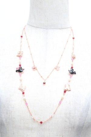 画像: axes femme / ミッキー＆ミニーネックレス  ピンクゴールド S-26-02-28-025-AX-OP-HR-ZS