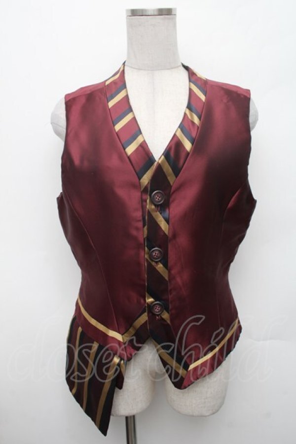 画像1: Jane Marple Dans Le Salon / レジメンセットアップ  ワイン S-26-02-28-027-JM-OP-AS-ZS (1)