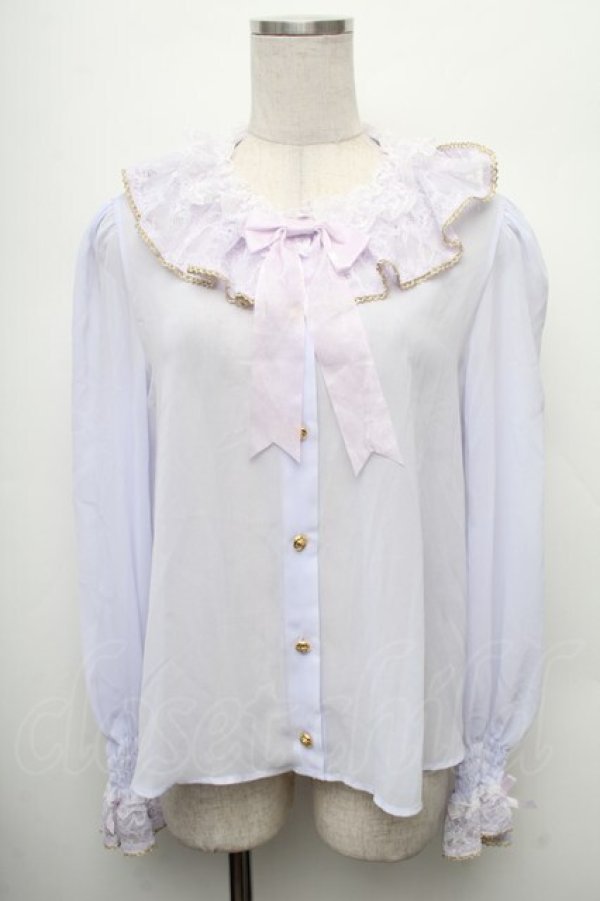 画像1: Angelic Pretty / ハミングブラウス  ラベンダー S-26-02-28-029-AP-BL-AS-ZS (1)