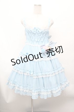 画像: Angelic Pretty / Happyアイスクリームジャンパースカート  サックス S-26-03-01-038-AP-OP-AS-ZS