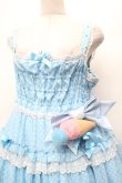 画像2: Angelic Pretty / Happyアイスクリームジャンパースカート  サックス S-26-03-01-038-AP-OP-AS-ZS (2)