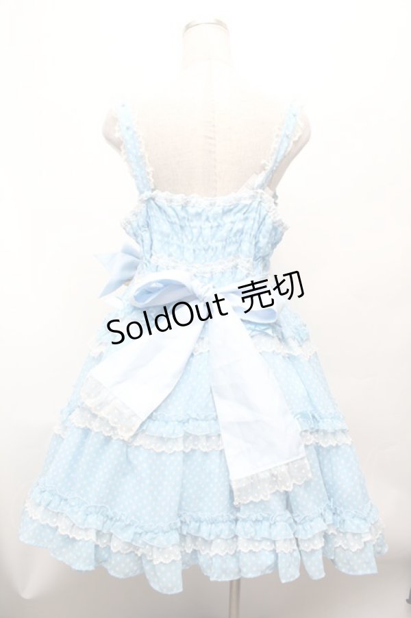 画像4: Angelic Pretty / Happyアイスクリームジャンパースカート  サックス S-26-03-01-038-AP-OP-AS-ZS (4)