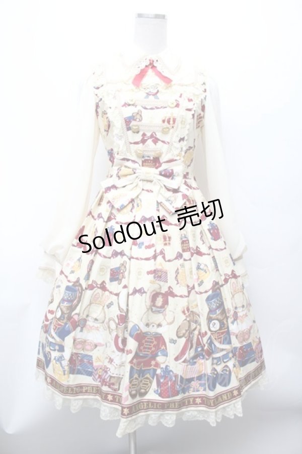 画像1: Angelic Pretty / Merry Bunnyワンピース  オフ S-26-03-01-039-AP-OP-AS-ZS (1)