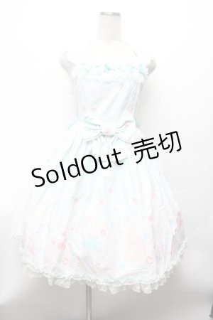 画像: Angelic Pretty / ジュエリージュレジャンパースカート  ミント S-26-03-01-040-AP-OP-AS-ZS