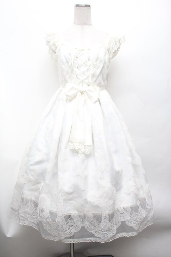 画像1: Angelic Pretty / Heavenly Crossジャンパースカート  オフ S-26-03-01-041-AP-OP-AS-ZS (1)