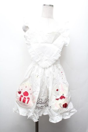画像: BABY,THE STARS SHINE BRIGHT / Secret Cake Factoryエプロン  白 S-26-03-01-042-BA-OP-HR-ZS