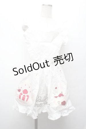 画像: BABY,THE STARS SHINE BRIGHT / Secret Cake Factoryエプロン  白 S-26-03-01-042-BA-OP-HR-ZS