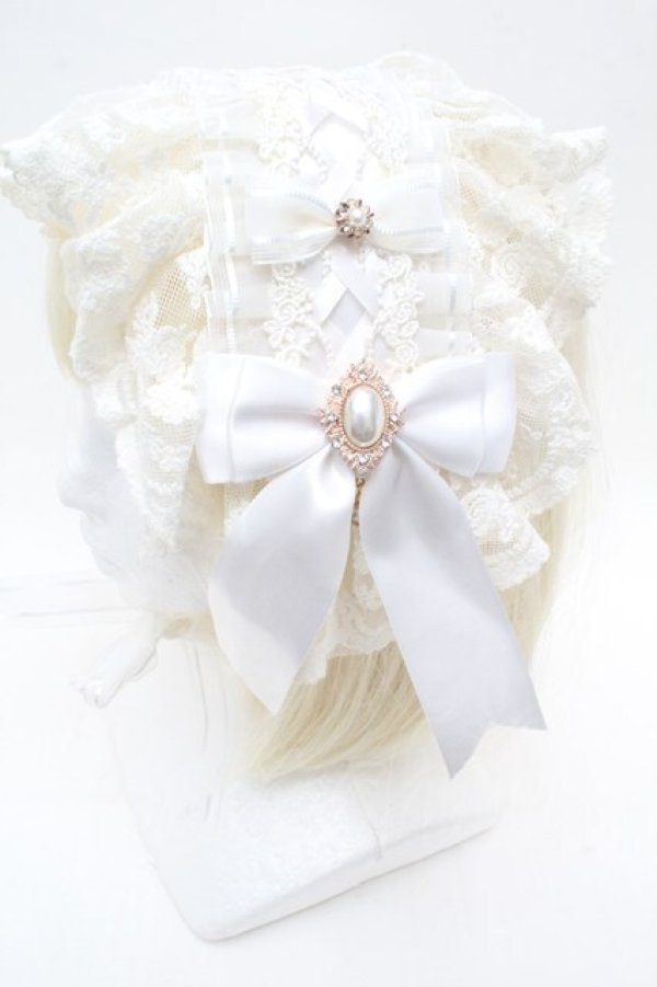 画像2: LOLITA / ヘッドドレス  白 S-26-03-01-006-LO-ZA-AS-ZS (2)