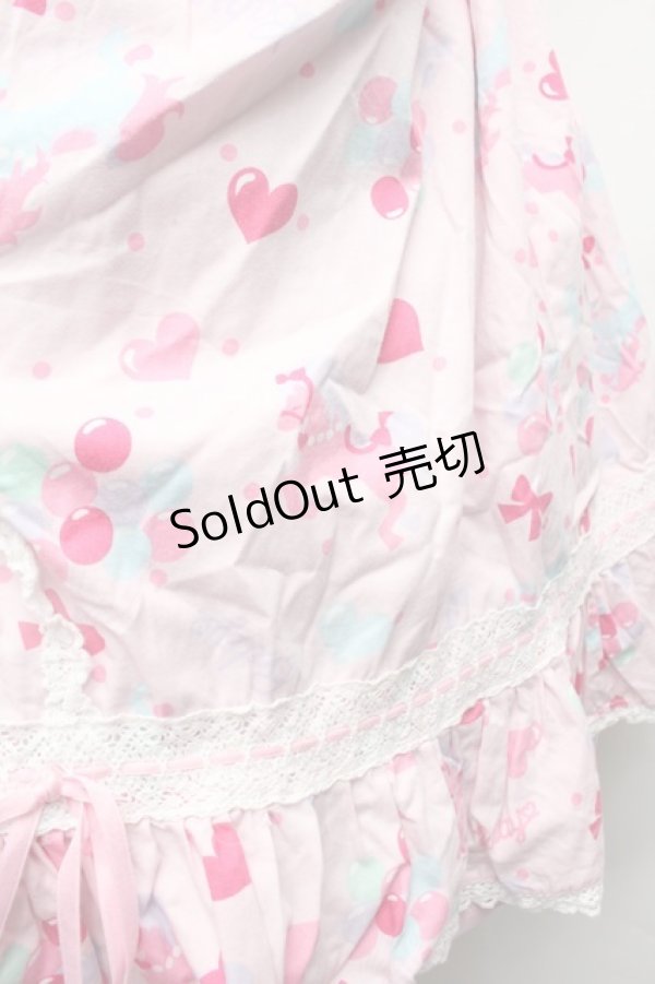 画像2: BABY,THE STARS SHINE BRIGHT / ドリーミィポニーリボンリボンジャンパースカート＆カチューシャ  ピンク S-26-03-01-050-BA-OP-AS-ZS (2)