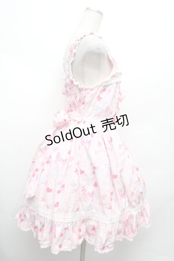 画像4: BABY,THE STARS SHINE BRIGHT / ドリーミィポニーリボンリボンジャンパースカート＆カチューシャ  ピンク S-26-03-01-050-BA-OP-AS-ZS (4)