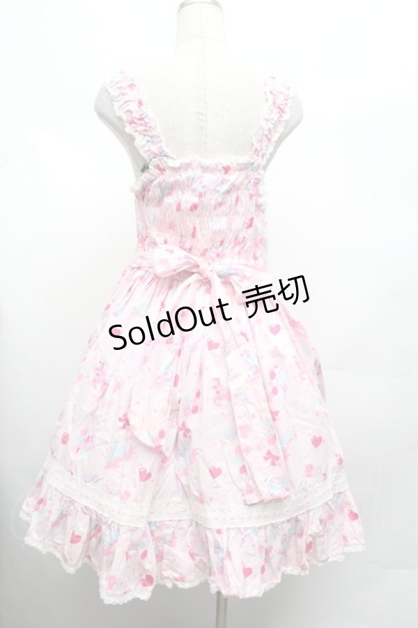 画像5: BABY,THE STARS SHINE BRIGHT / ドリーミィポニーリボンリボンジャンパースカート＆カチューシャ  ピンク S-26-03-01-050-BA-OP-AS-ZS (5)