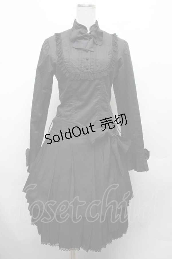 画像1: Victorian maiden / アンティークドールワンピース  黒 S-26-03-01-052-CL-OP-AS-ZS (1)