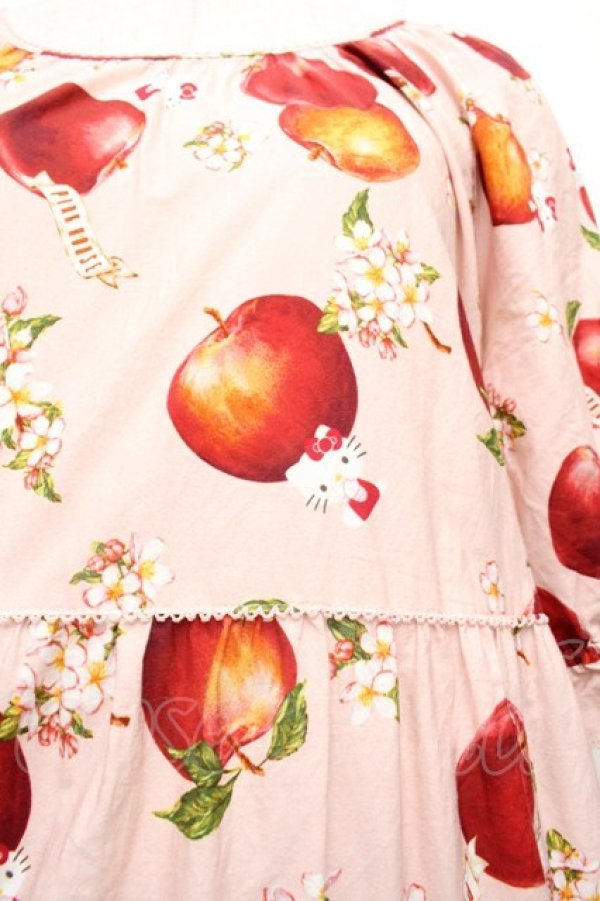 画像2: PINK HOUSE / PINK HOUSE×HELLO KITTY Patterned One-piece  ピンク S-26-03-01-053-LO-OP-HR-ZS (2)