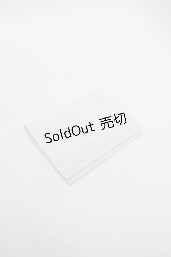 画像1: BABY,THE STARS SHINE BRIGHT / プリンセスドロップエンボスパスケース  白 S-26-03-01-008-BA-ZA-HR-ZS (1)