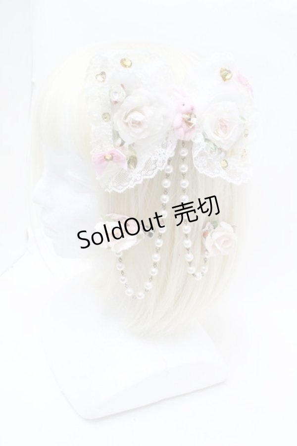 画像1: La Pafait / リボンバレッタ  オフ S-26-03-01-010-EL-AC-AS-ZS (1)