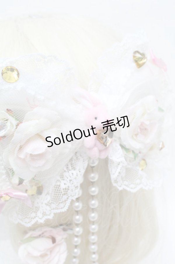 画像2: La Pafait / リボンバレッタ  オフ S-26-03-01-010-EL-AC-AS-ZS (2)