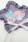 画像3: PINK HOUSE / Little Twin Stars×PINK HOUSE 刺しゅう入り星形ワッペンブローチ  パープル S-26-03-01-001-LO-ZA-HR-ZS (3)